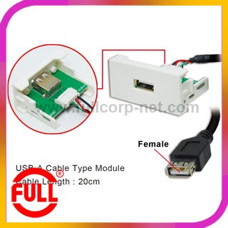 FA-2420-USB-A(F F)-PH-20CM